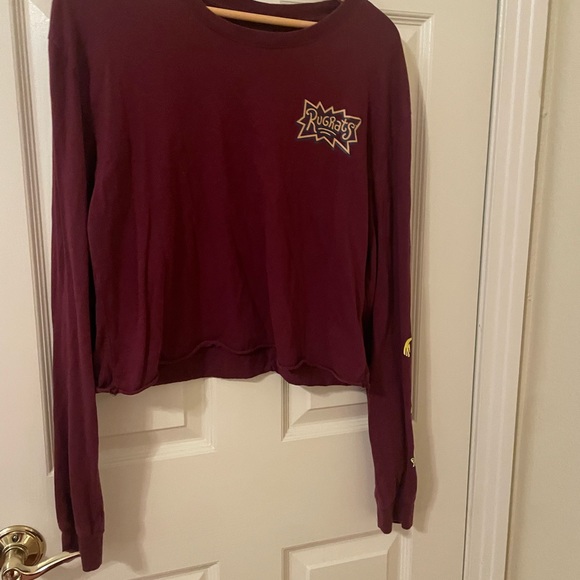 Vintage Tees - Rugrats Long Sleeve Crop Tee Size XL - Picture 5 of 9